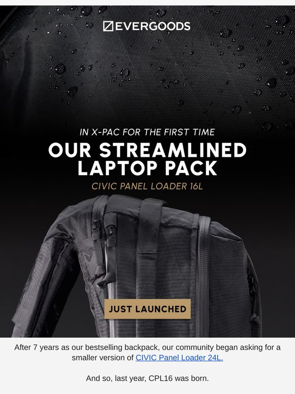 Our Most Streamlined Laptop Pack, Upgraded