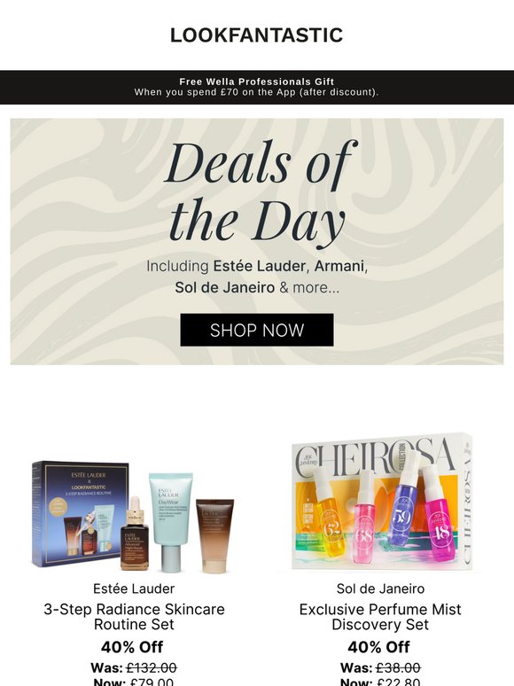 Deals of The Day | 40% Off Estée Lauder, Sol de Janeiro & More...