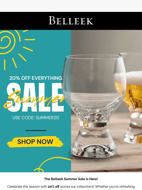 Enjoy 20% Off Sitewide! ✨