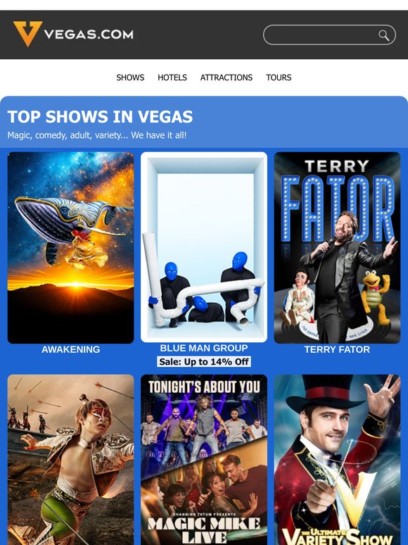 Plan your Next Vegas Trip With These Top Shows