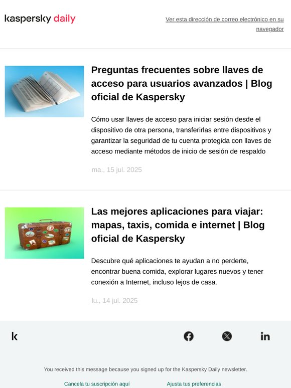 Blog oficial de Kaspersky