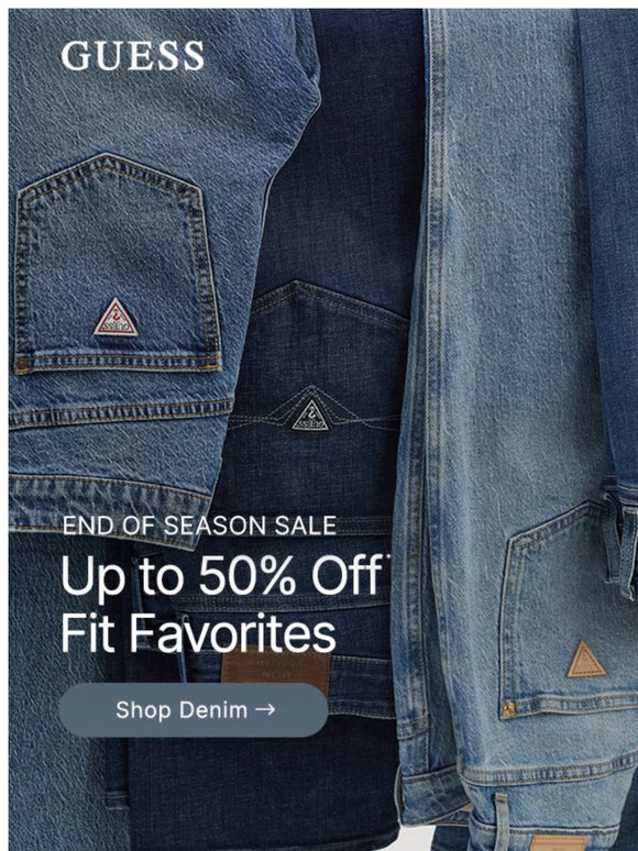Selling Out: Denim Fits Up to 50% Off