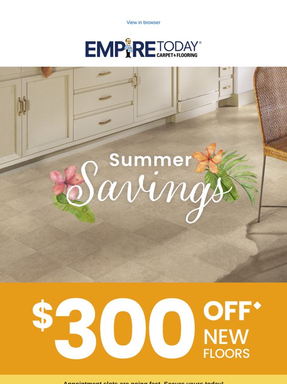 Cool Floors, Hot Prices – Save $300!