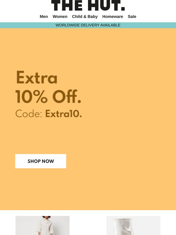 Extra 10% off SALE