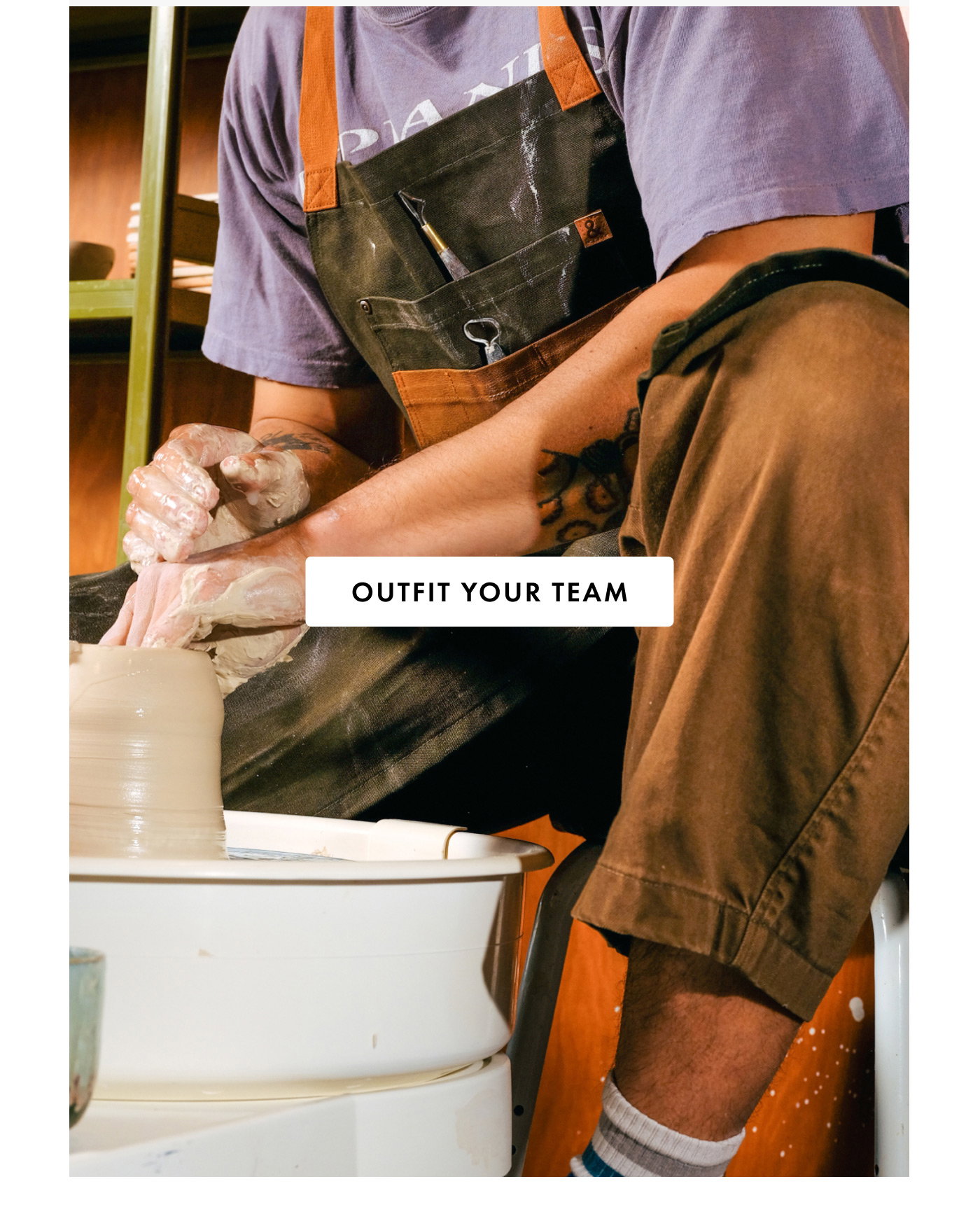Outfit your new team with the Makers Apron
