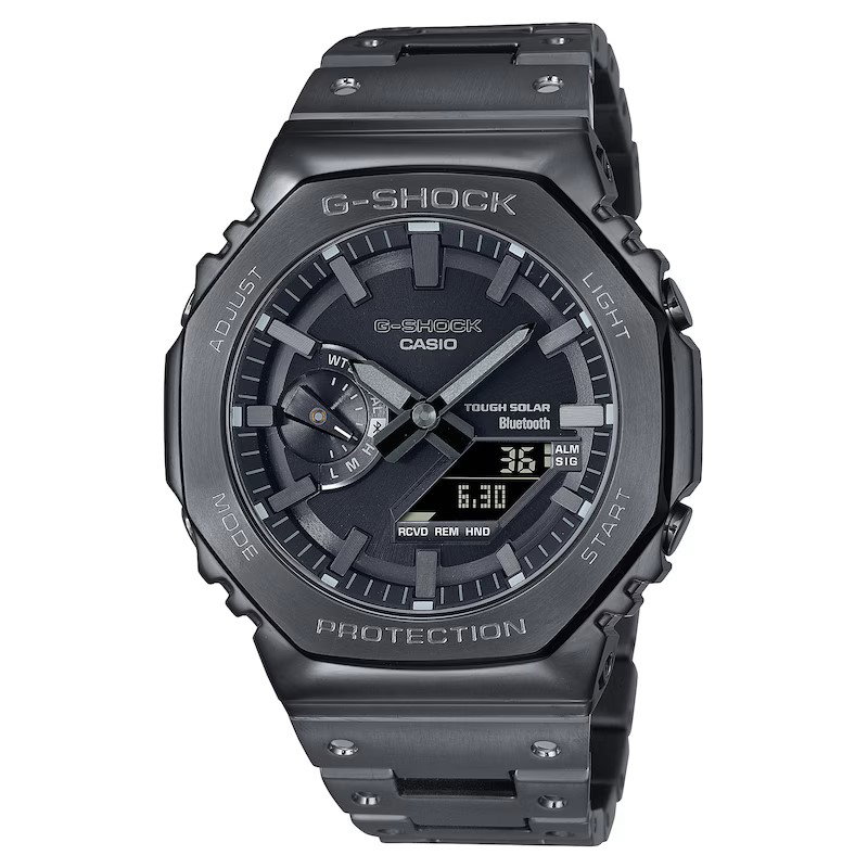 G-Shock GM-B2100BD-1AER Men's Full Metal 2100 Series Black Ion Plated Bracelet Watch