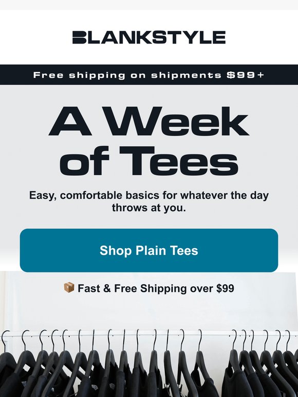 7 Tees for 7 Days