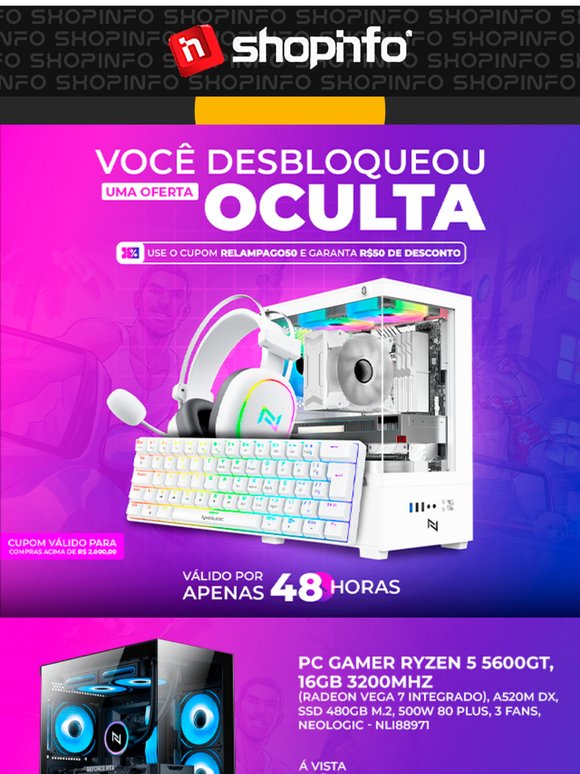⚡ Oferta secreta desbloqueada: só por 48h!