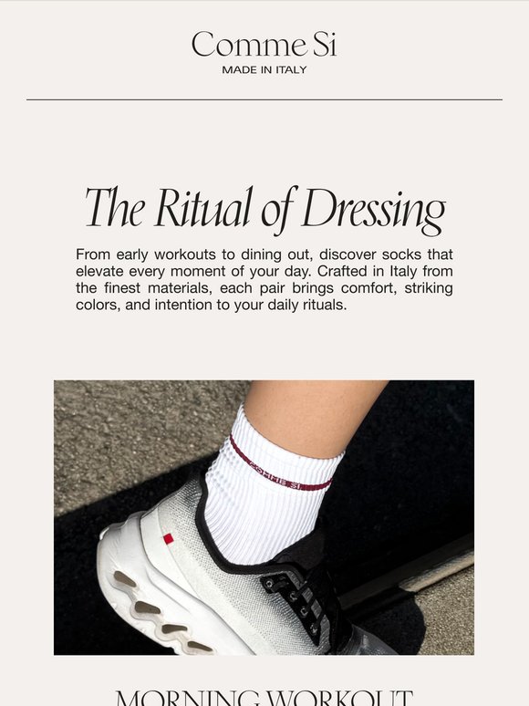 Everyday Rituals, Refined Socks