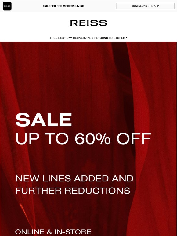 Sale | 100+ New Lines Added & Further Reductions