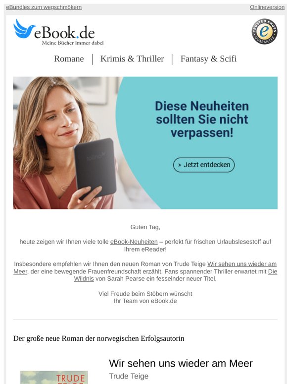 Tolle eBook-Neuheiten entdecken 📚