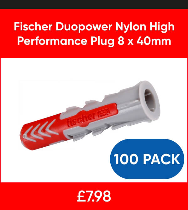 Fischer Duopower Nylon High Performance Plug 8 x 40mm