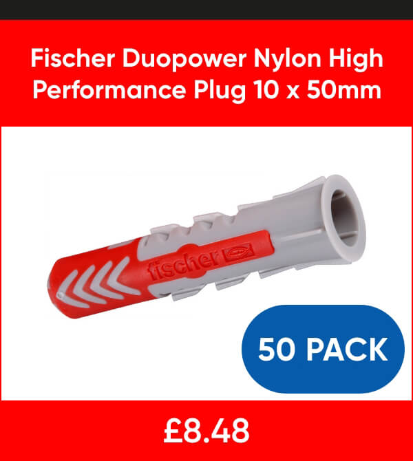 Fischer Duopower Nylon High Performance Plug 10 x 50mm
