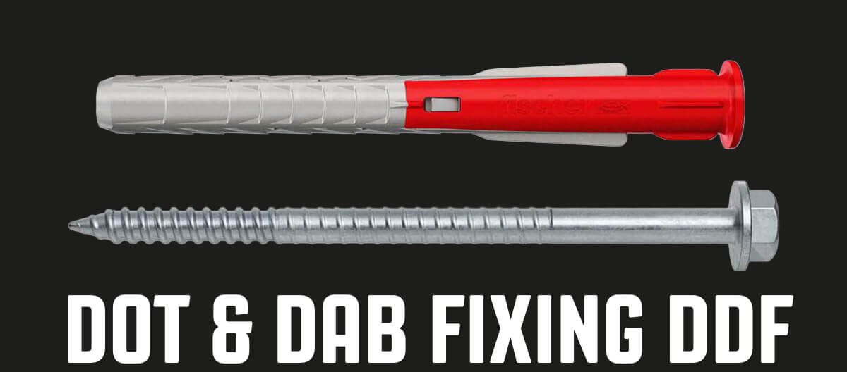 Fischer DDF Dot and Dab Fixings 10 x 100mm
