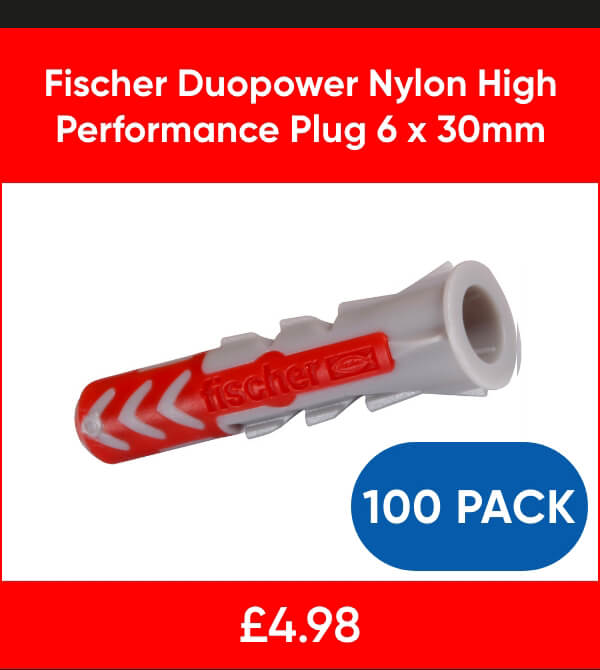 Fischer Duopower Nylon High Performance Plug 6 x 30mm