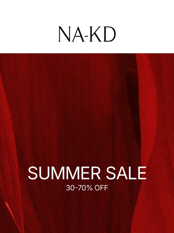 SUMMER SALE IS PEAKING
