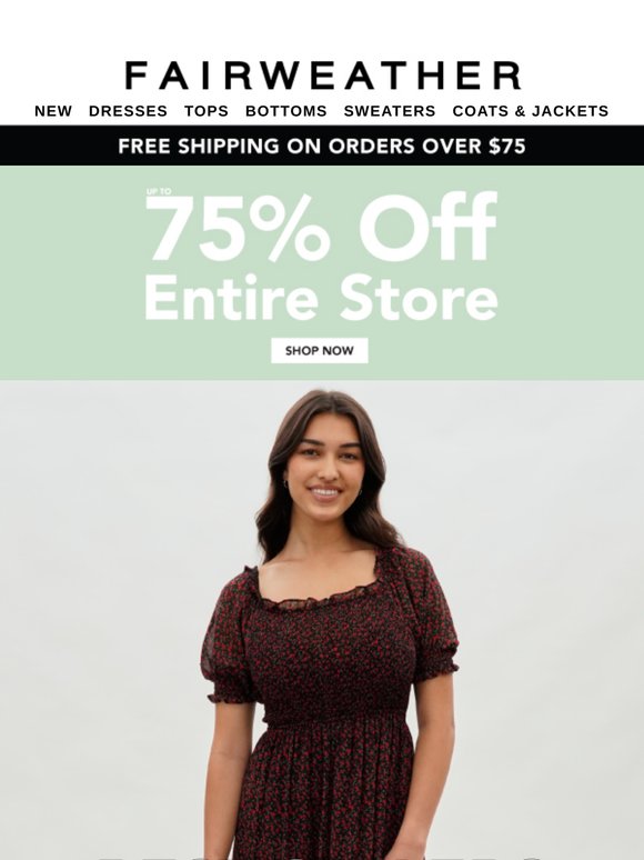⭐ Most-Loved Styles – Now Up To 75% Off!