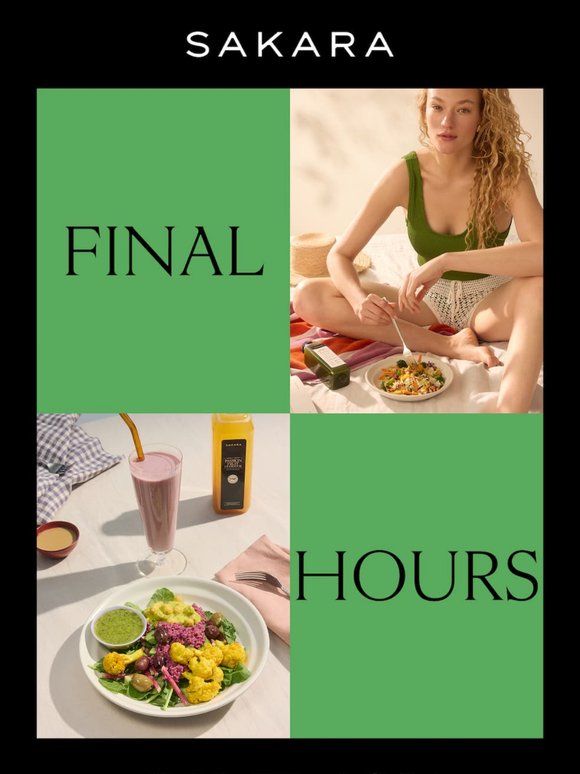 Clock’s Ticking: 40% Off Ends Tonight