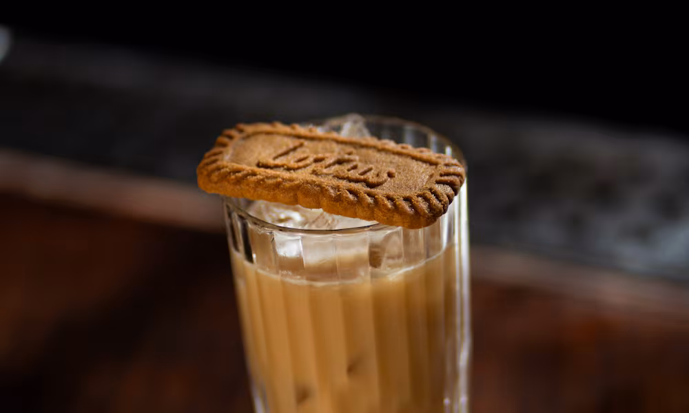 The Third Door’s chai latte cocktail was created by Jonatan Ruiz, the Marietta speakeasy's beverage manager. (Courtesy of The Third Door/The Duo Photography & Video)