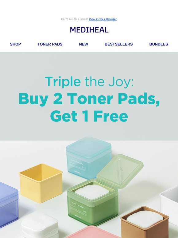 🔥 Buy 2 Toner Pads, Get 1 FREE
