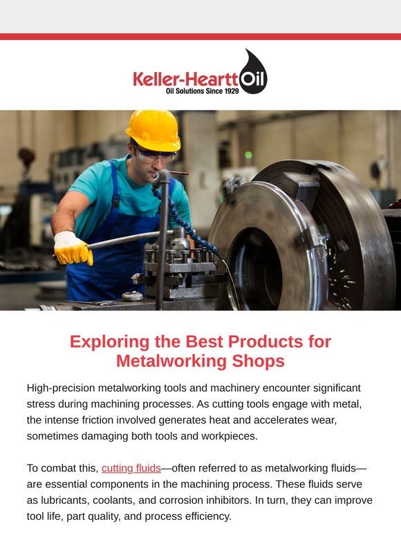 We've Got the Best Products for Metalworking Shops