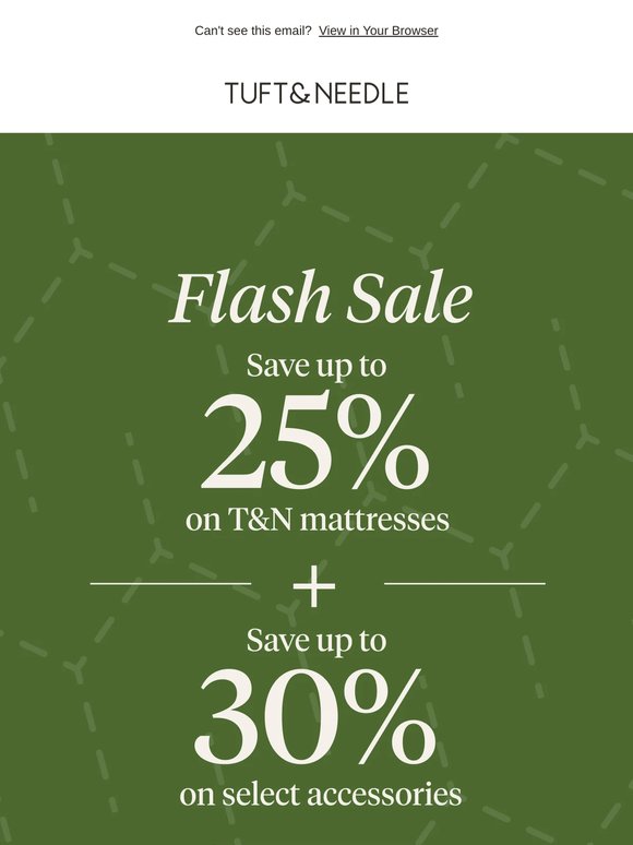 The Flash Sale ENDS TONIGHT