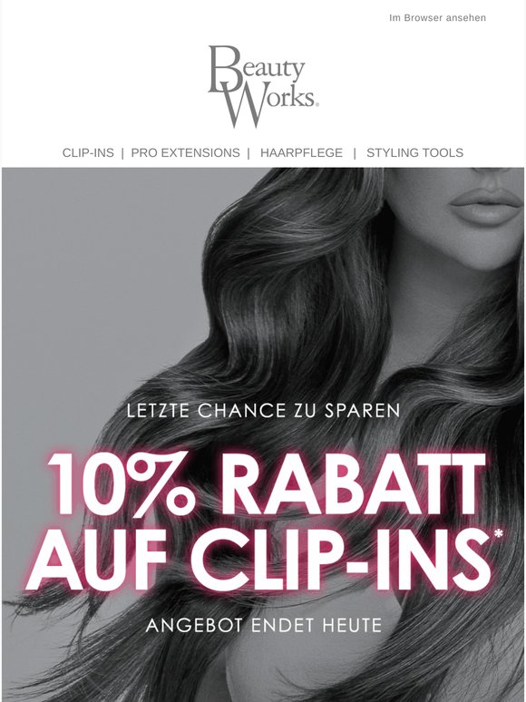 Letzte Chance: Rabatt endet heute! ⏰