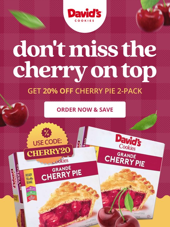 20% OFF Ends Soon! 🍒 Don't Miss Out on the Cherry On Top