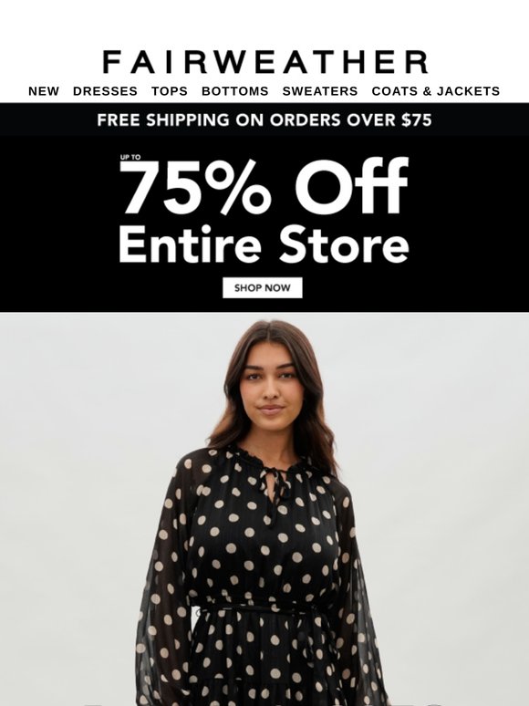 🌟 Up To 75% Off Day Dresses – Must-Have Deals!