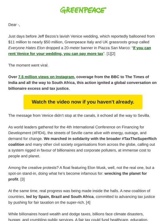 A new coalition of countries, Spain, Brazil and South Africa