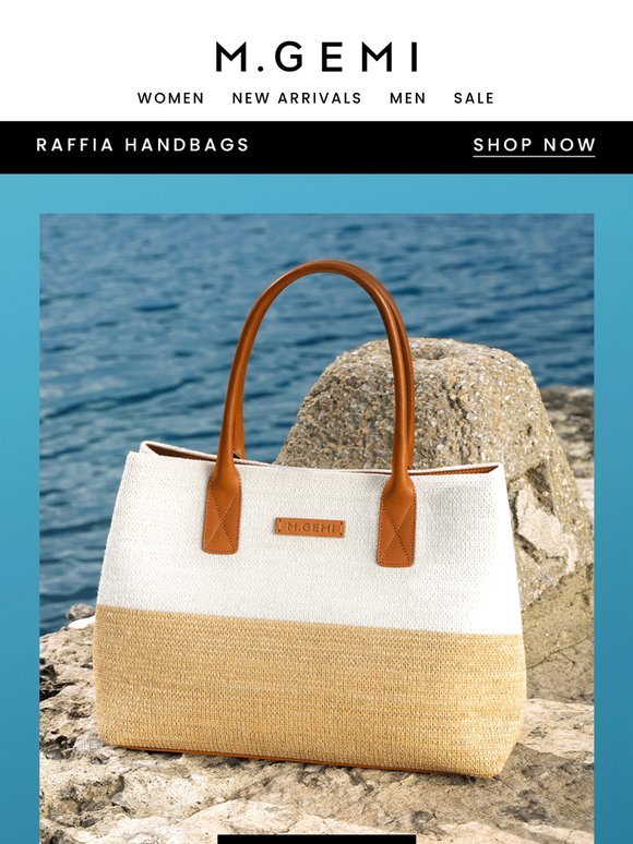 Two Days Only! Take $100 Off Raffia Bags