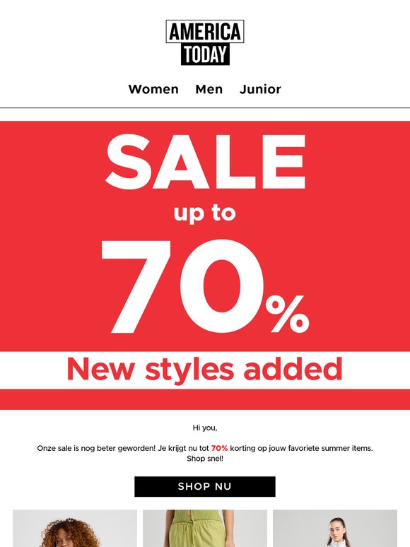 UP TO -70% OFF | SHOP OUR SALE!