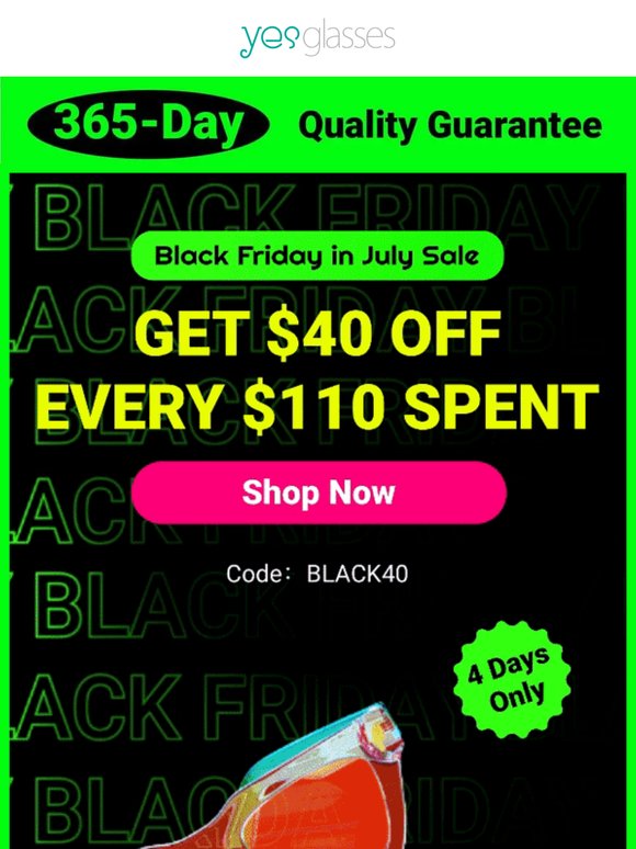 🔥 Black Friday in July Starts NOW — Our Biggest Summer Deal!