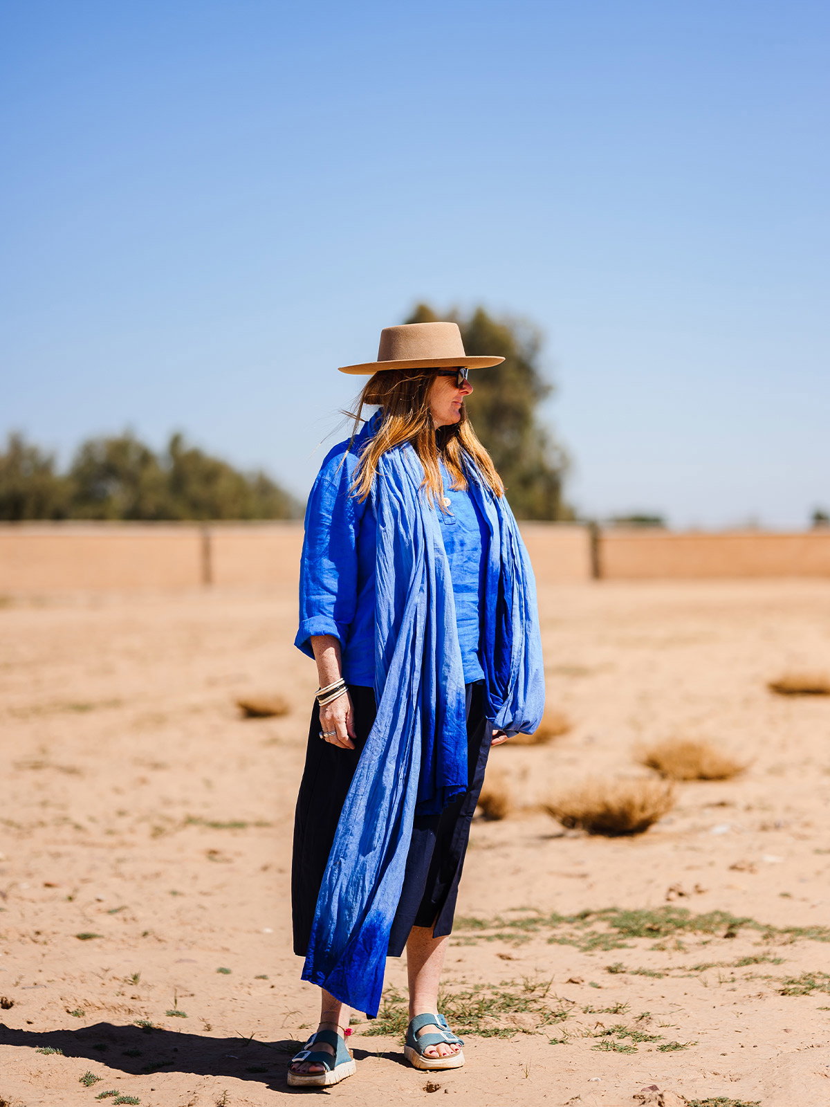 Portrait of Jenny Lockton, the founder and creative director of Bohemia Design