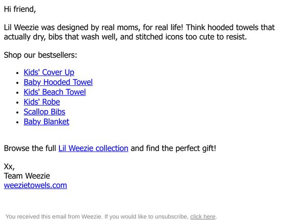 For the littles you love most!