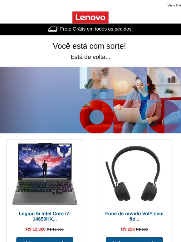 Boas notícias! Olha quem voltou!