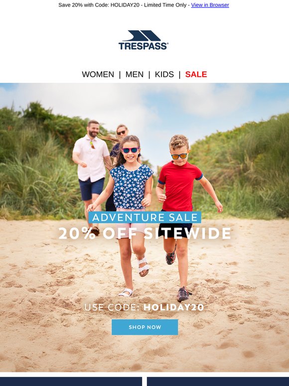 Holiday Adventure Sale Now Live