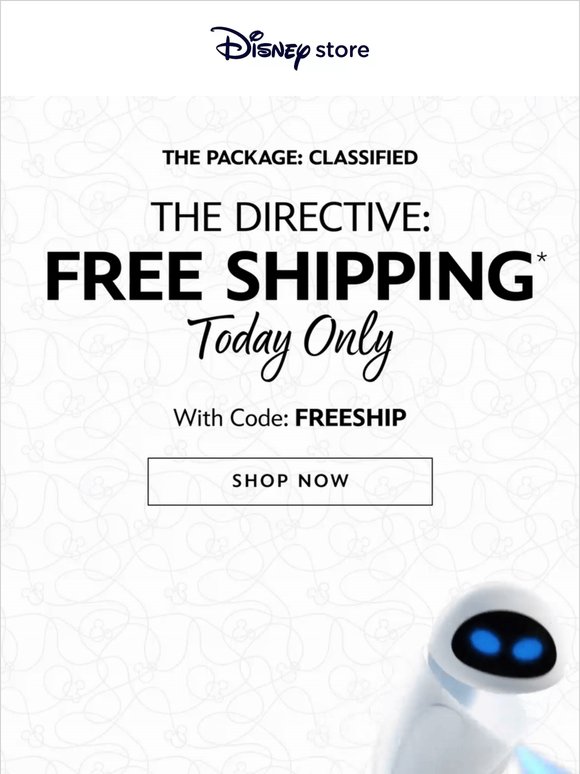FREE Shipping Today Only