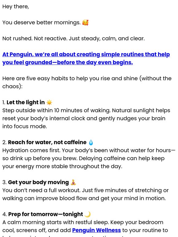 How to Not Hate Mornings 😅☕