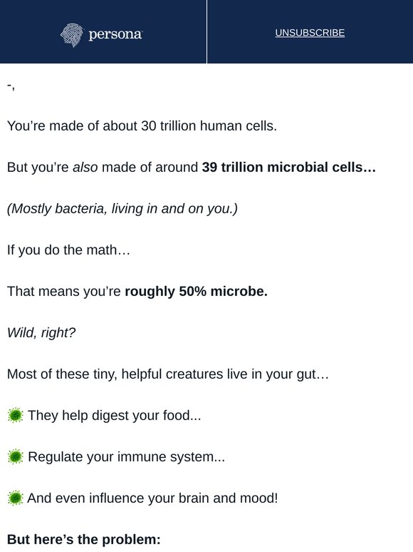 You're only about 50% human