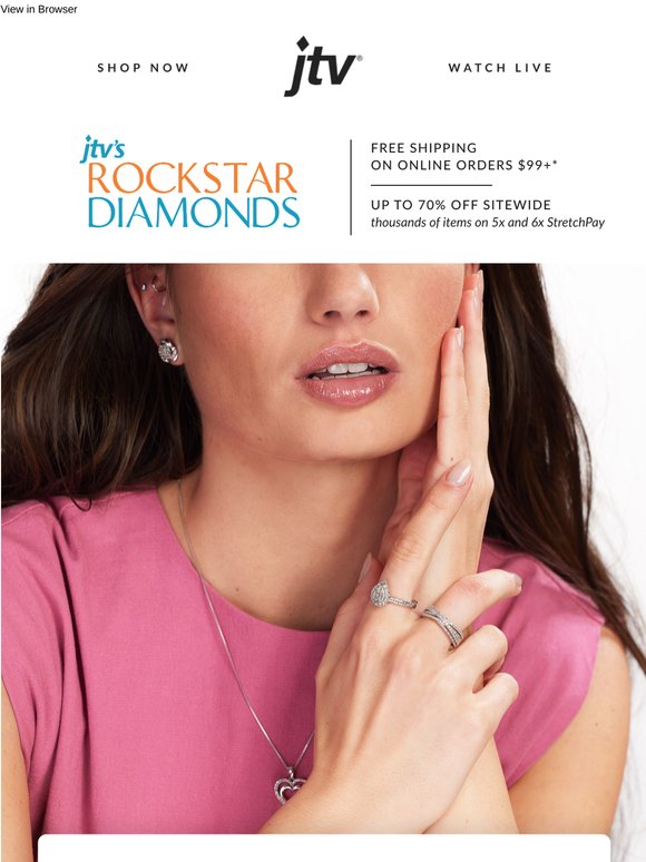 Shine bright ✨ and save with our Rockstar Diamonds Event!