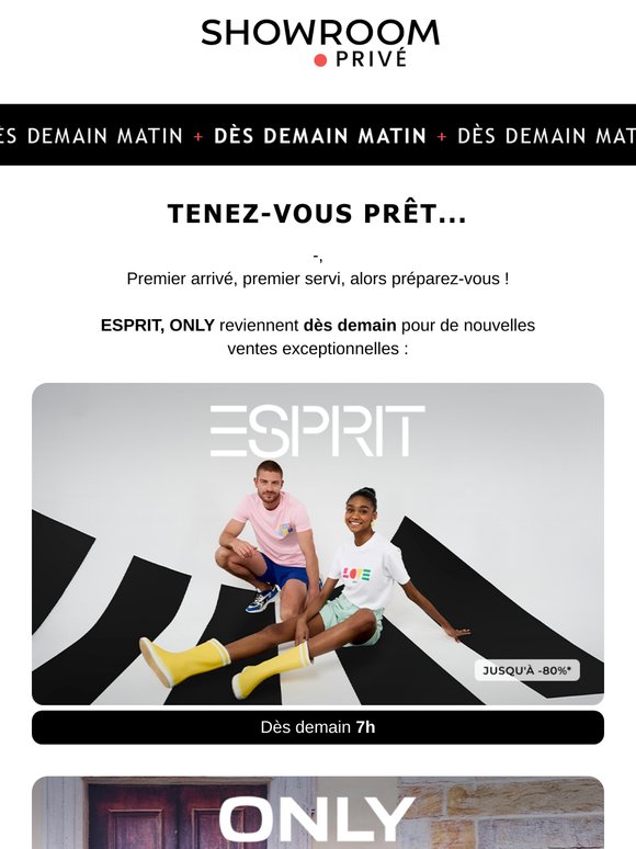 Vous attendiez des nouvelles de ESPRIT, ONLY ?