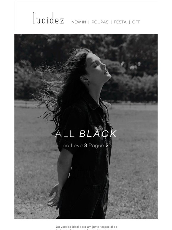 —,  Leve 3 Pague 2 em todo site | Seleção ALL BLACK