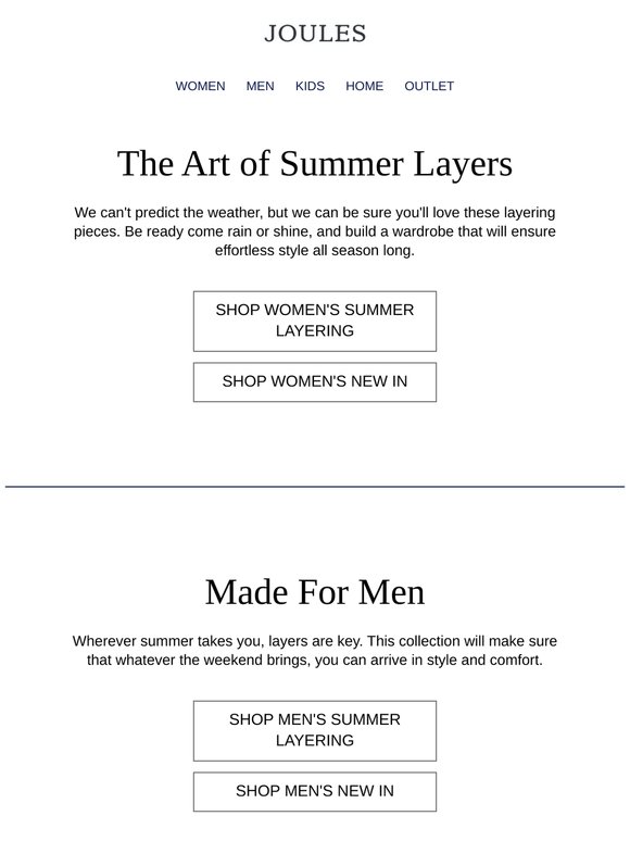 Must-See Summer Layers