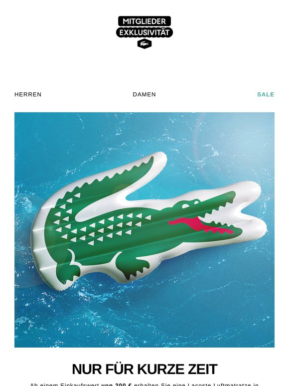 Sommer, Sonne, Style mit Lacoste