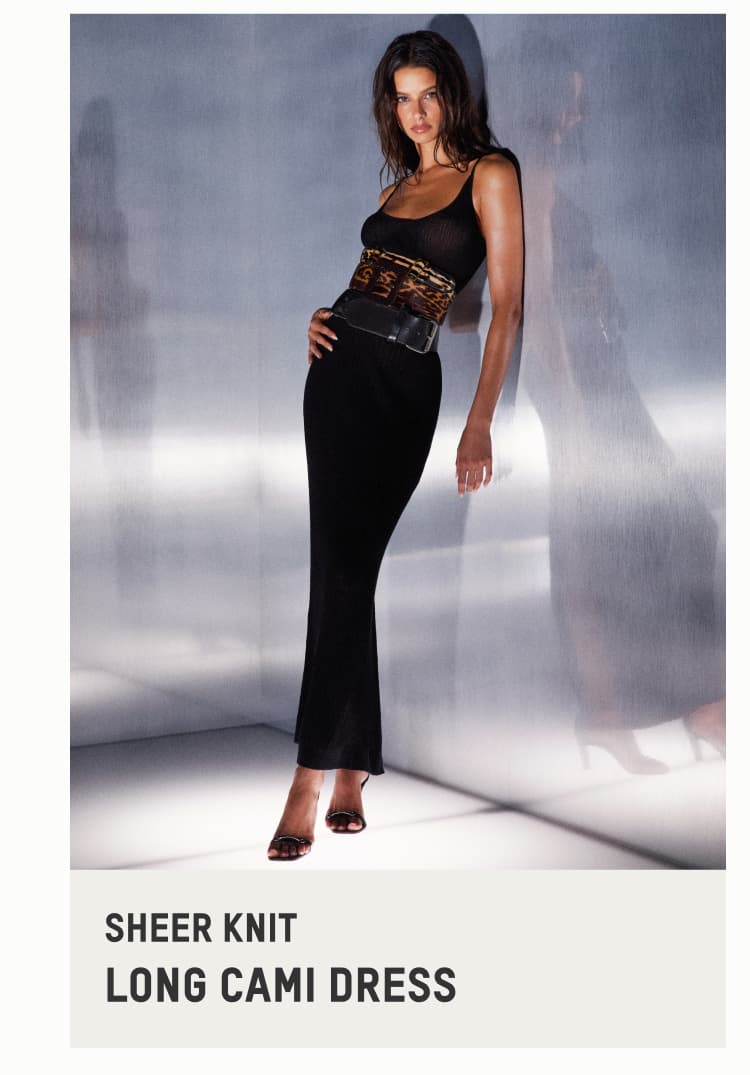 skims sheer knit plunge dress SKIMS: JUST DROPPED: Skirt