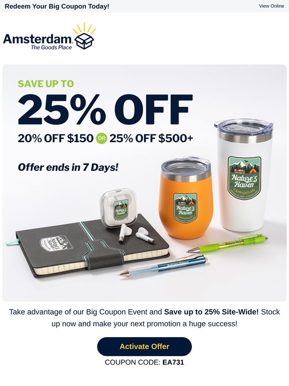 Huge Discount. Tiny Window.