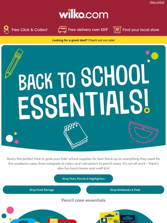 Time to get the kids prepped for school! ✏️