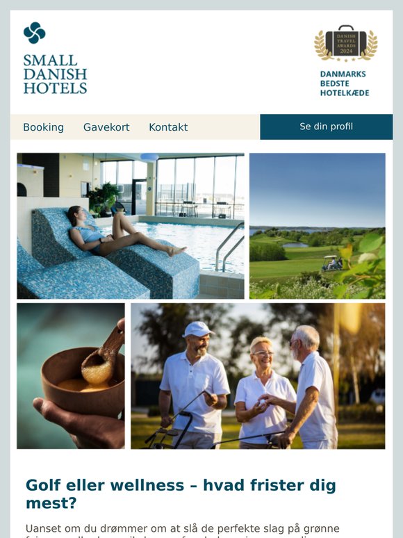 Tid til golf? Eller trænger du til ro og wellness?