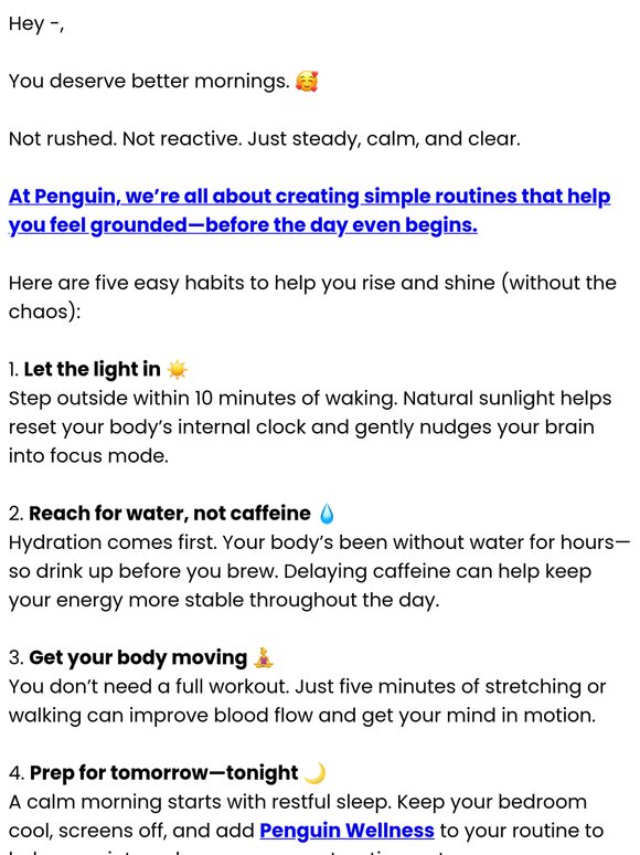 Morning Hacks That Actually Help 🌞